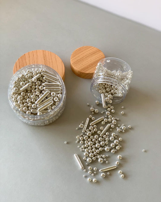 Silver Mix – Edible Sprinkles for Cakes, Cookies & Cupcakes