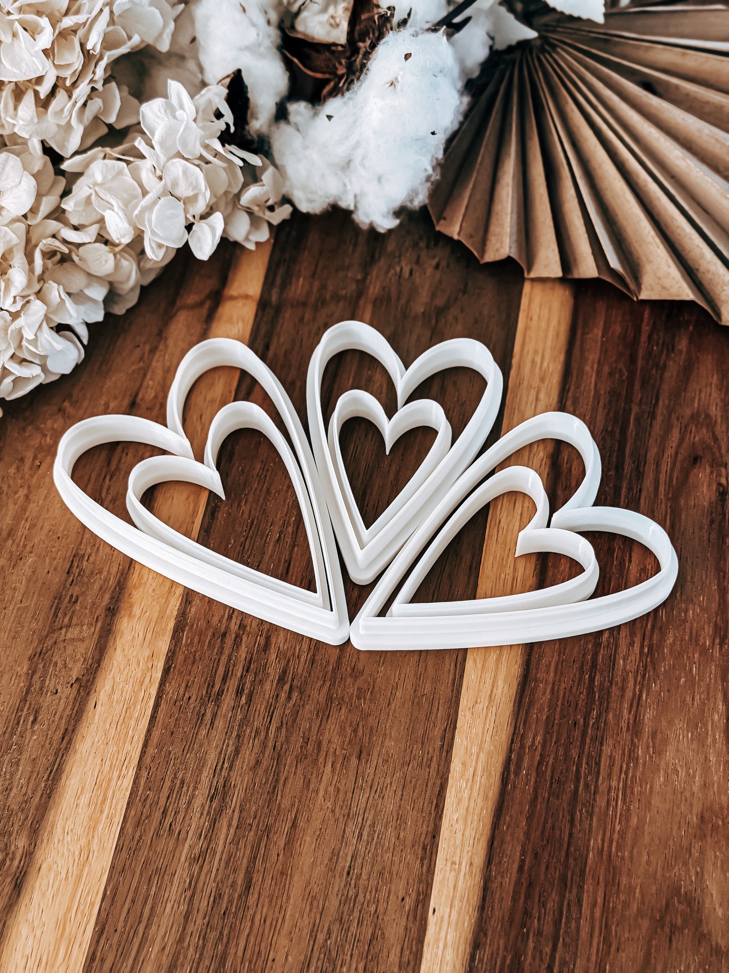 Slim Heart Cookie Cutter – Perfect for Fondant, Sugar Cookies & Baking