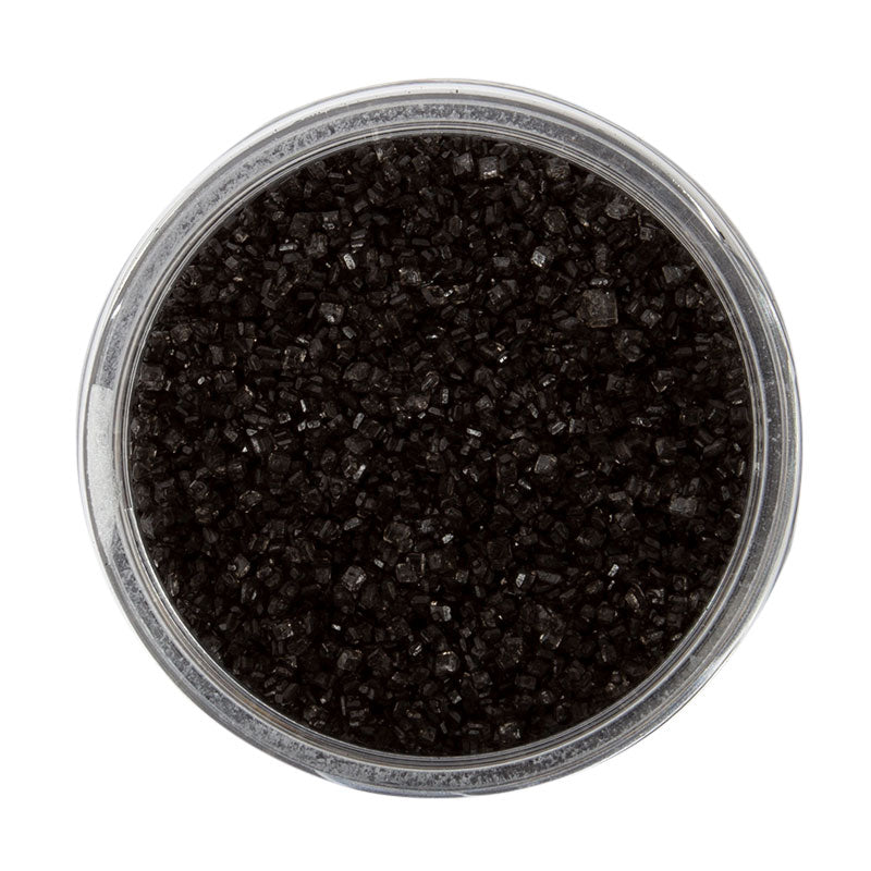 BLACK Sanding Sugar – Edible Sprinkles for Cakes, Cookies & Cupcakes