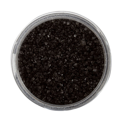 BLACK Sanding Sugar – Edible Sprinkles for Cakes, Cookies & Cupcakes