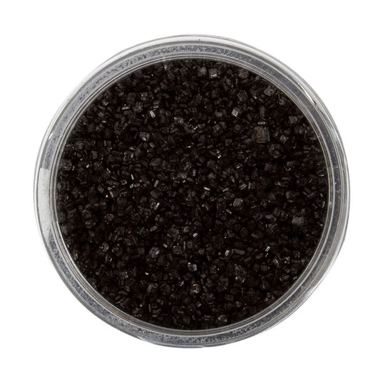 BLACK Sanding Sugar – Edible Sprinkles for Cakes, Cookies & Cupcakes