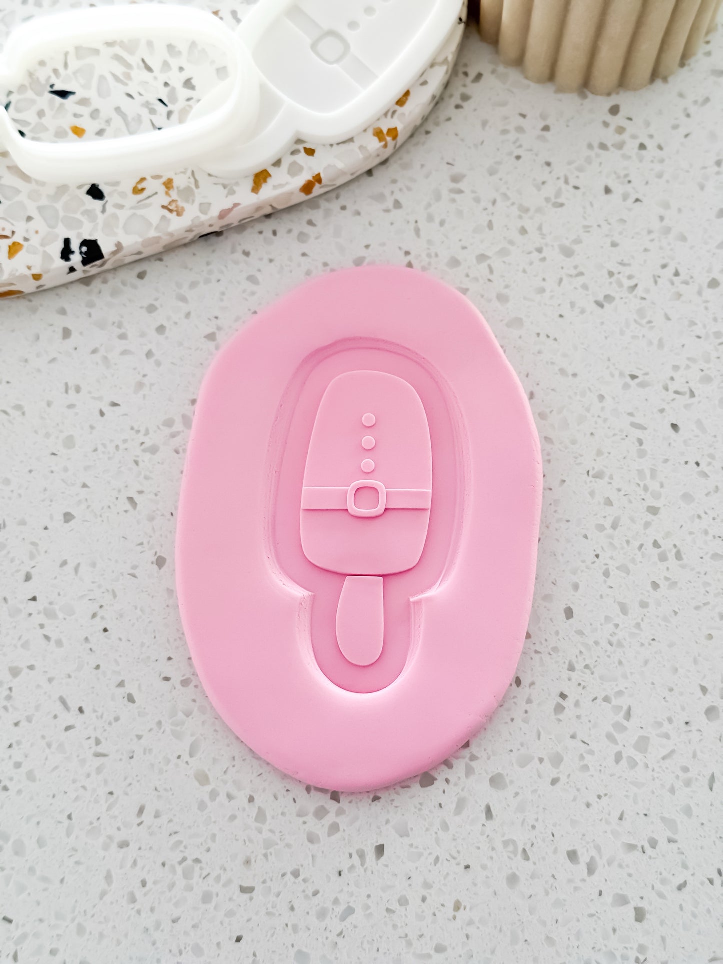 Santa Pop Stamp & Cutter - Perfect for Fondant & Sugar Cookies