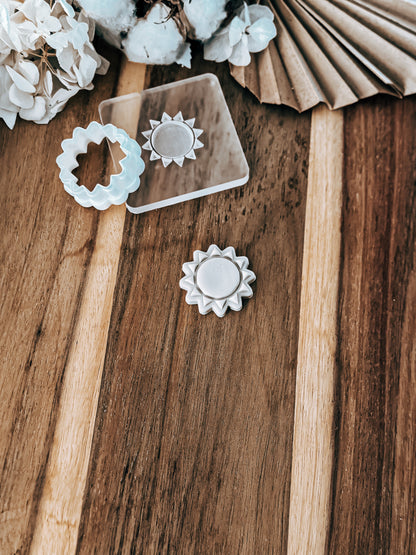 Mini Sun 'UP' - Cookie Stamp and Cutter - Fondant & Sugar Cookies