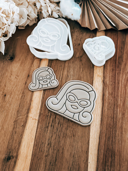 Doll Babe (Dreamhouse) - Cookie Stamp and Cutter - Fondant & Sugar Cookies