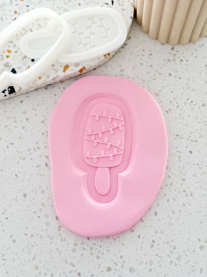 Christmas Tree Pop Stamp & Cutter - Perfect for Fondant & Sugar Cookies