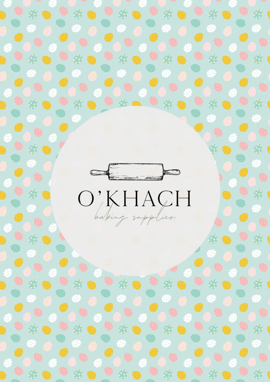 Easter Garden Pattern No.12 - Edible Image - O'Khach Baking Supplies