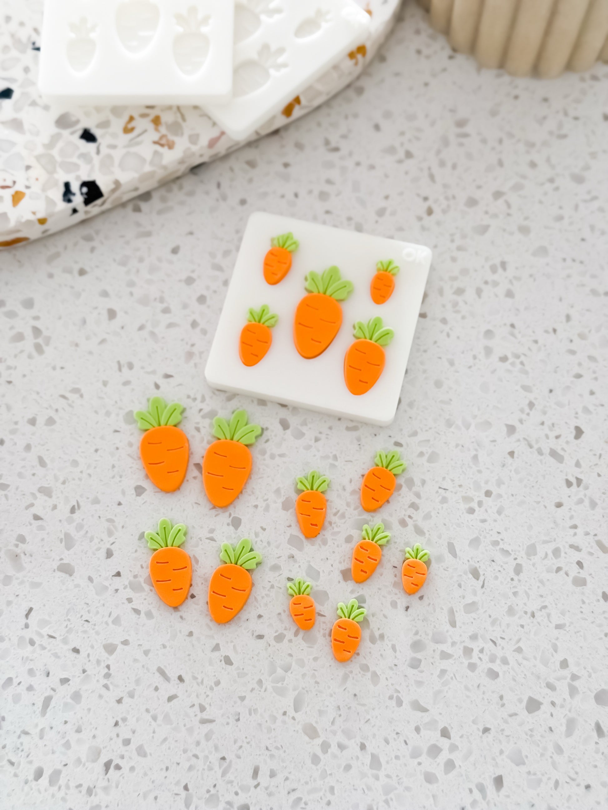 Easter Carrot - Finger Press Fondant Mould