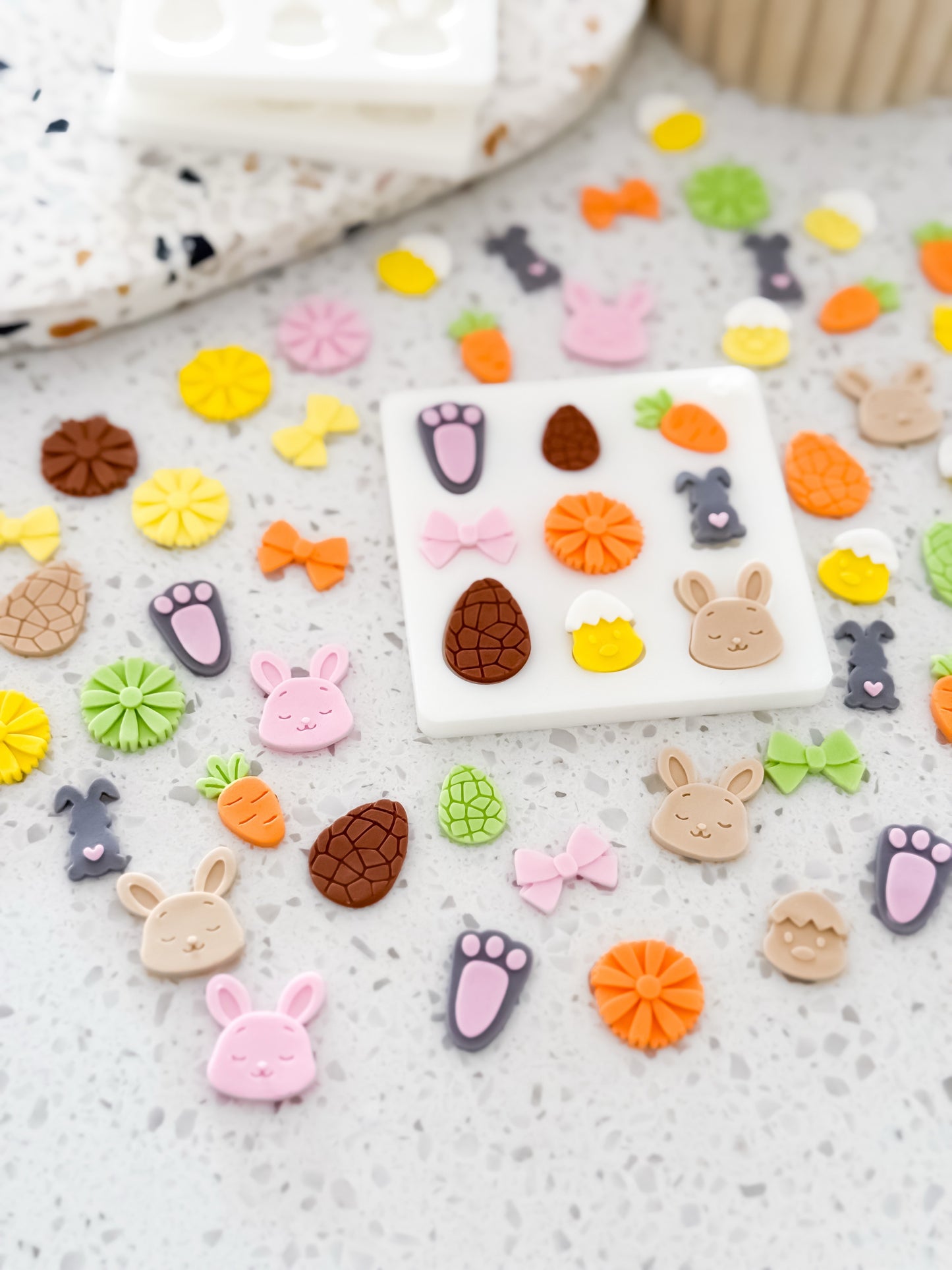 Easter Mini Mix - Finger Press Fondant Mould