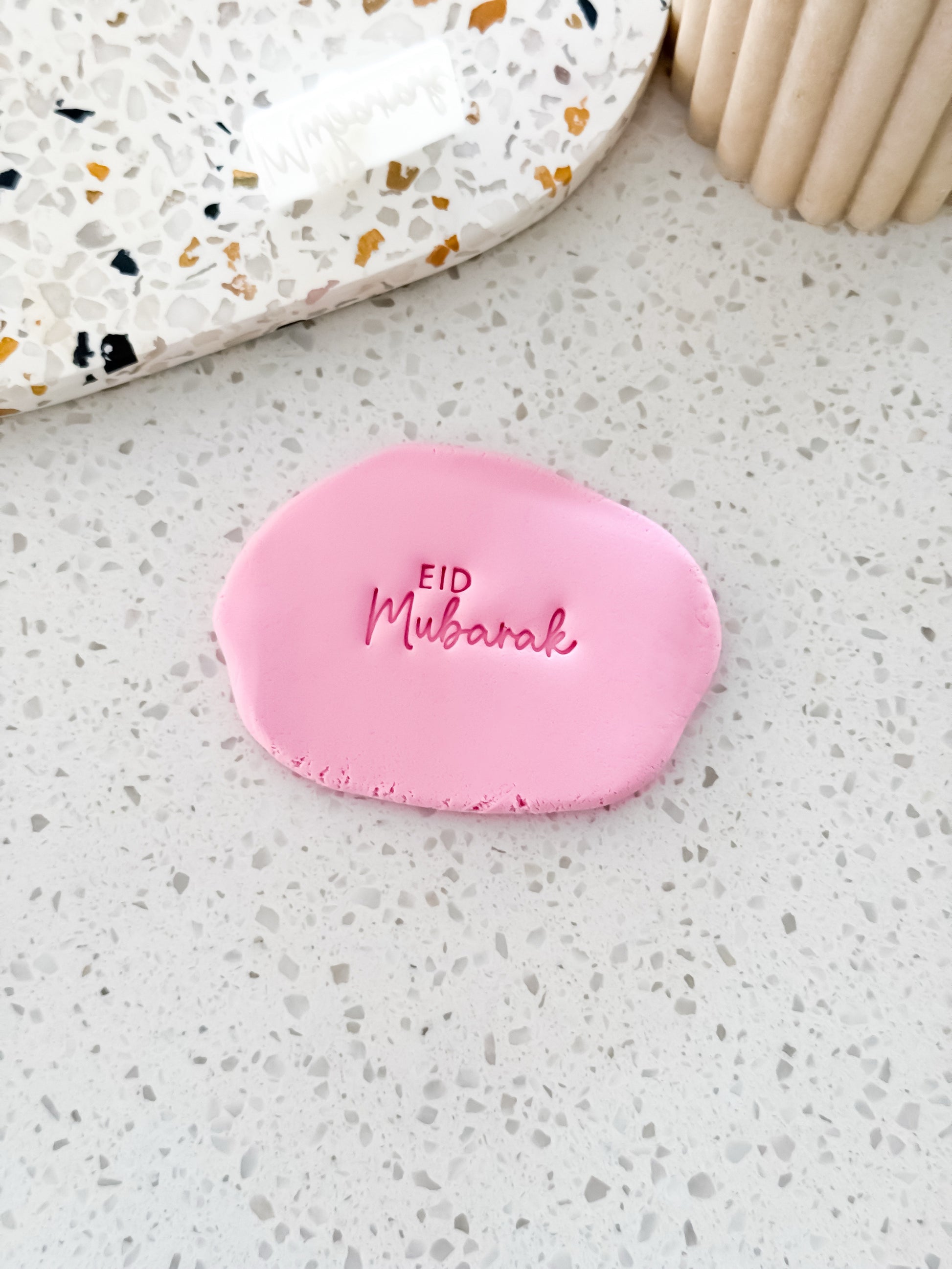 Eid Mubarak Stamp - Perfect for Fondant, Sugar Cookies & Baking