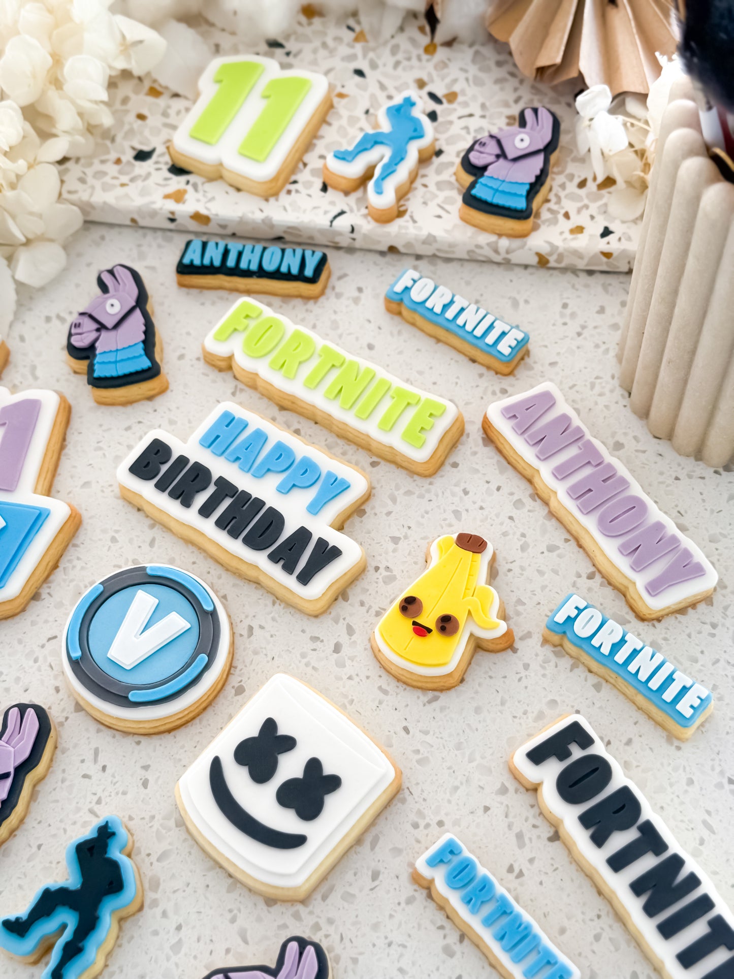 Fortnite Stamp & Cutter - Perfect for Fondant & Sugar Cookies