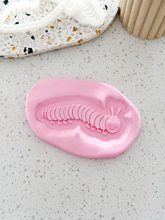 Caterpillar (Long Caterpillar) Stamp & Cutter - Perfect for Fondant & Sugar Cookies