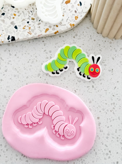 Caterpillar (Short Caterpillar) Stamp & Cutter - Perfect for Fondant & Sugar Cookies