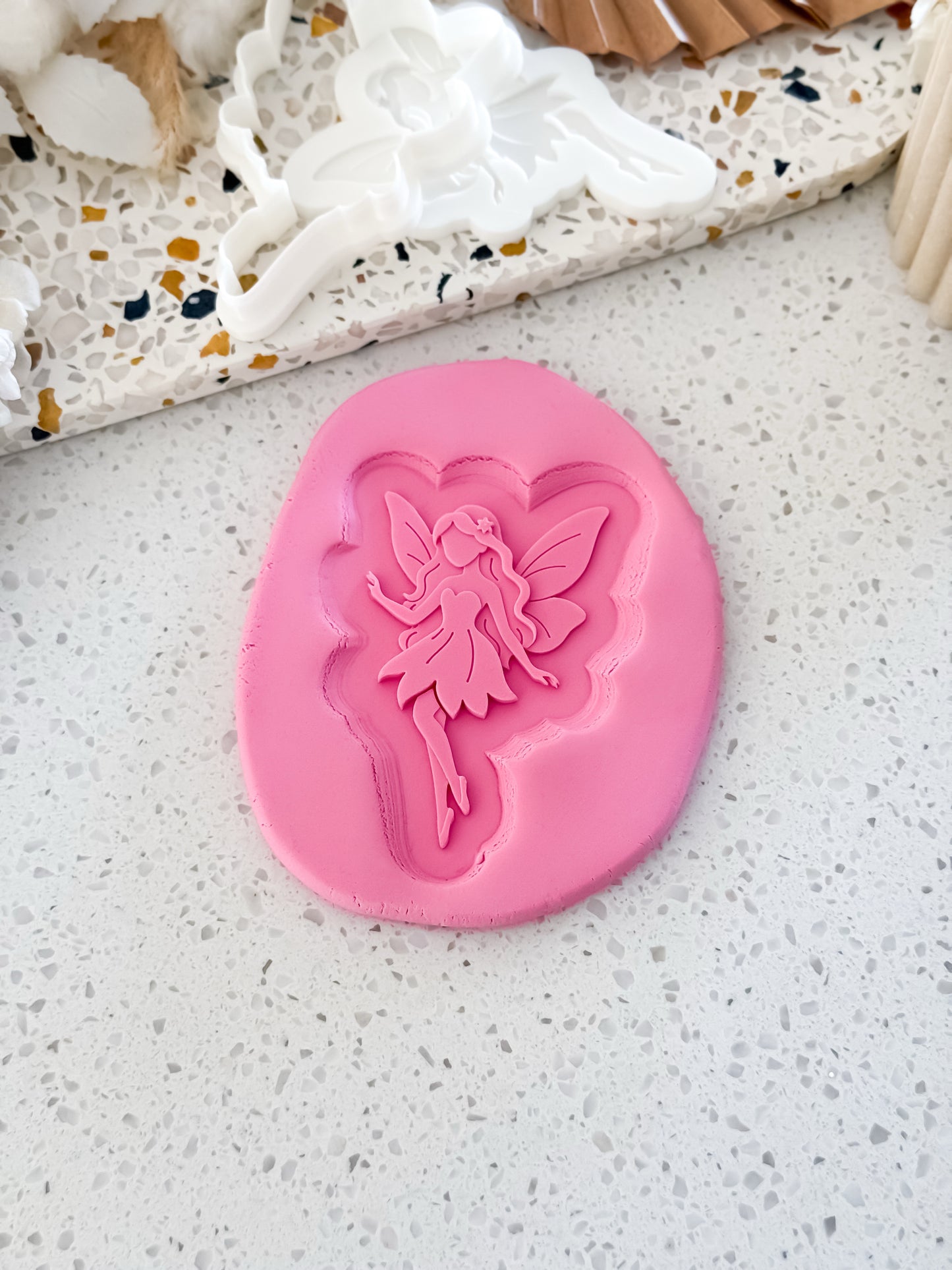 Fairy Stamp & Cutter - Perfect for Fondant & Sugar Cookies