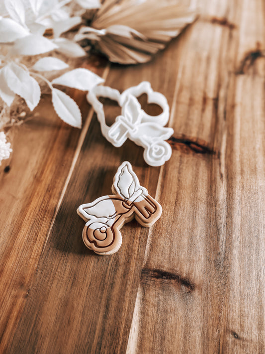 Flying Key - Cookie Stamp & Cutter - Fondant & Sugar Cookies
