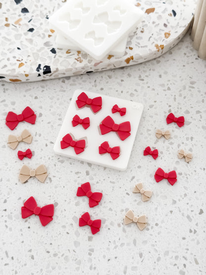 Folded Bow - Finger Press Fondant Mould