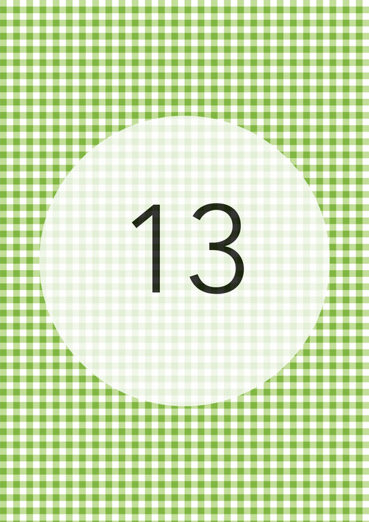 Apple Green gingham edible image, Gingham Pattern No.13, by O'Khach
