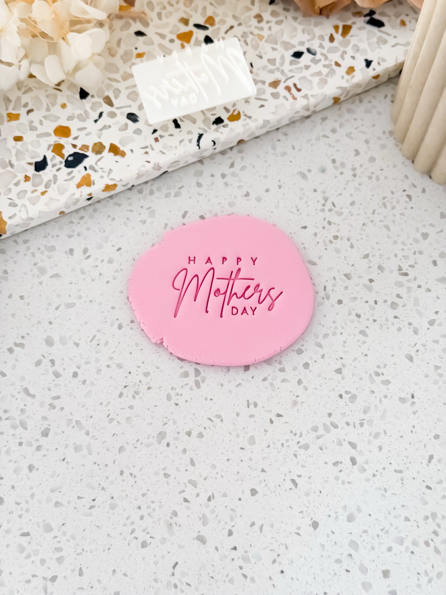 Happy Mothers Day (Slim) - Perfect for Fondant, Sugar Cookies & Baking
