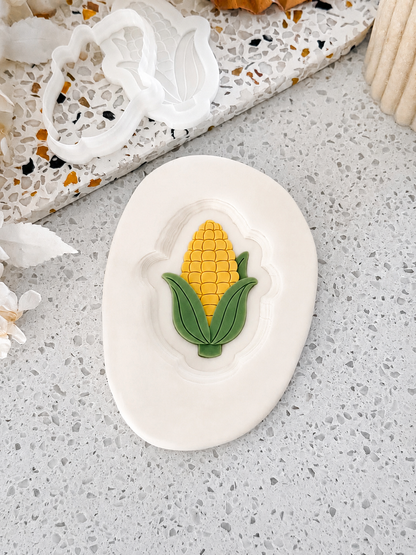Corn - Cookie Stamp and Cutter