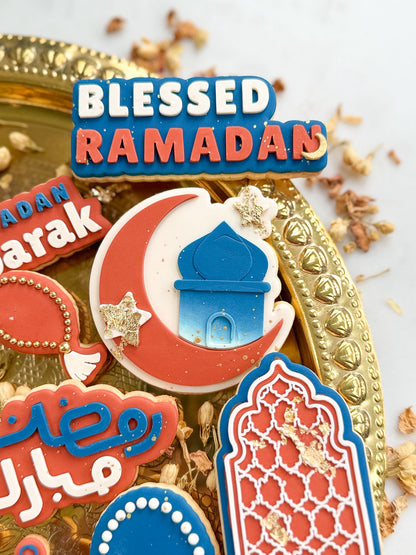 Blessed Ramadan (Script) - Cookie Stamp and Cutter