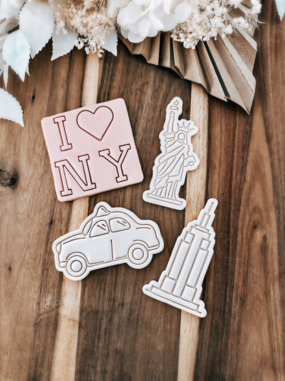 Statue of Liberty Cookie Stamp & Cutter - Premium Cutter and Stamp from O'Khach Baking Supplies - Just $19.00! Shop now at O'Khach Baking Supplies