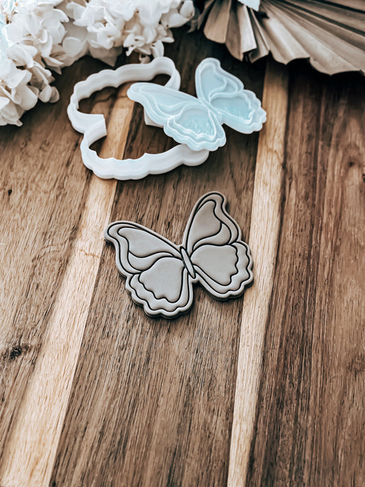 Scarlett Butterfly - Cookie Stamp and Cutter