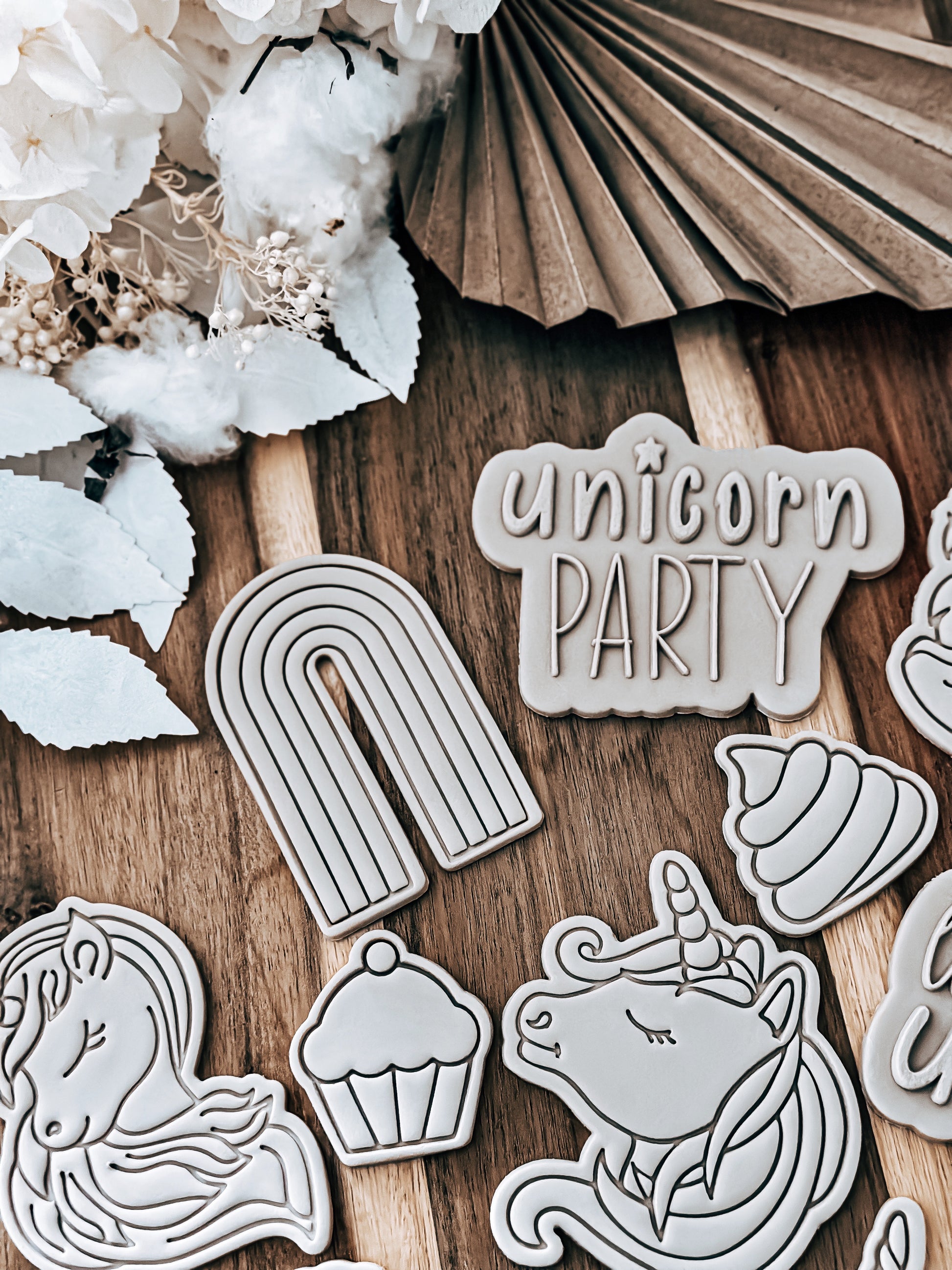 Full Unicorn (Glitter) - Cookie Stamp & Cutter - Premium Stamp & Cutter from O'Khach Baking Supplies - Just $20.00! Shop now at O'Khach Baking Supplies