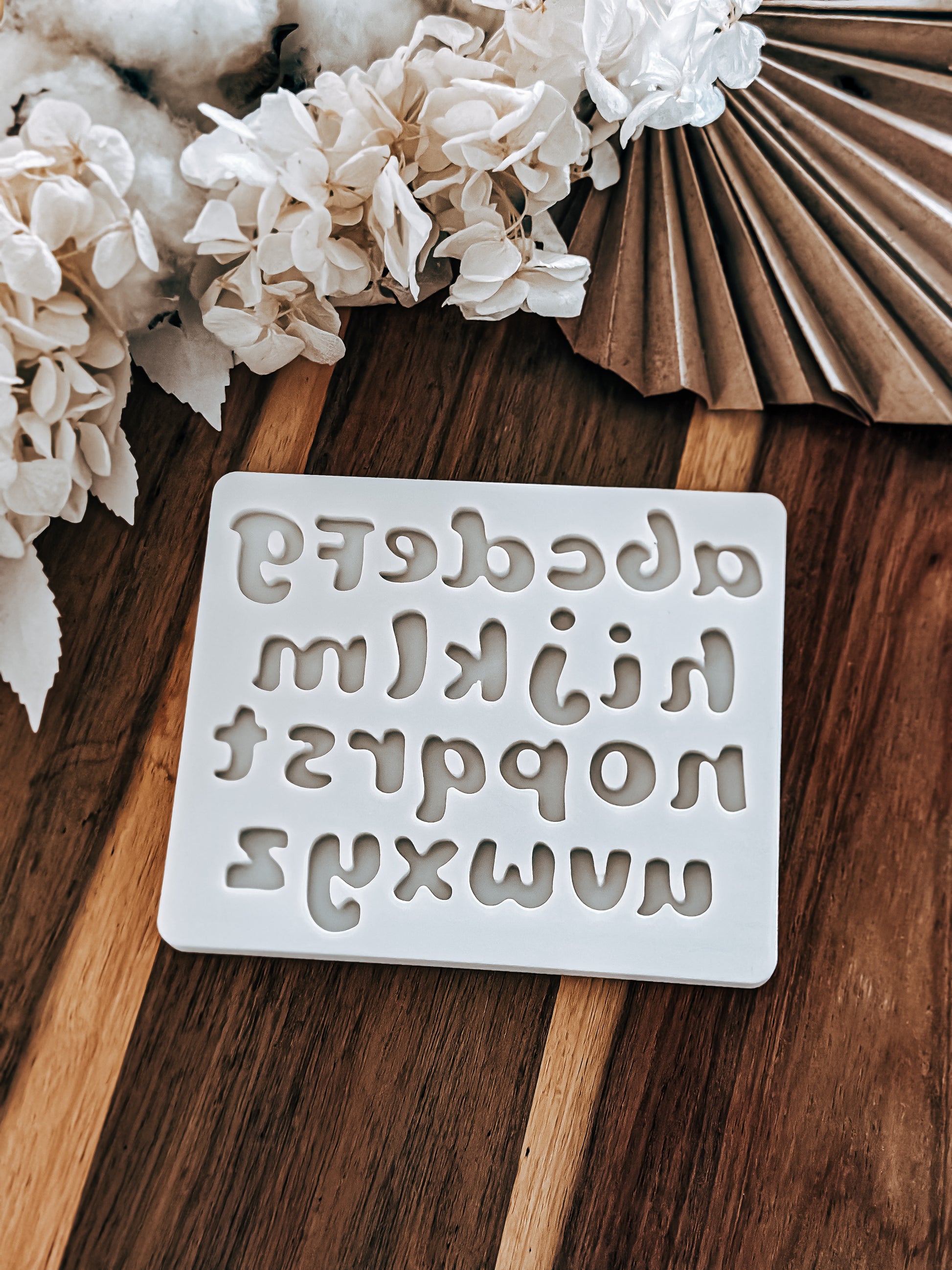 Alphabet Lower Case (Bubble) - Silicone Mould - Perfect for Fondant, Chocolate, & Cake Decorating