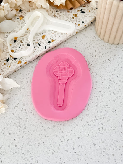 Lightstick Stamp & Cutter - Perfect for Fondant & Sugar Cookies