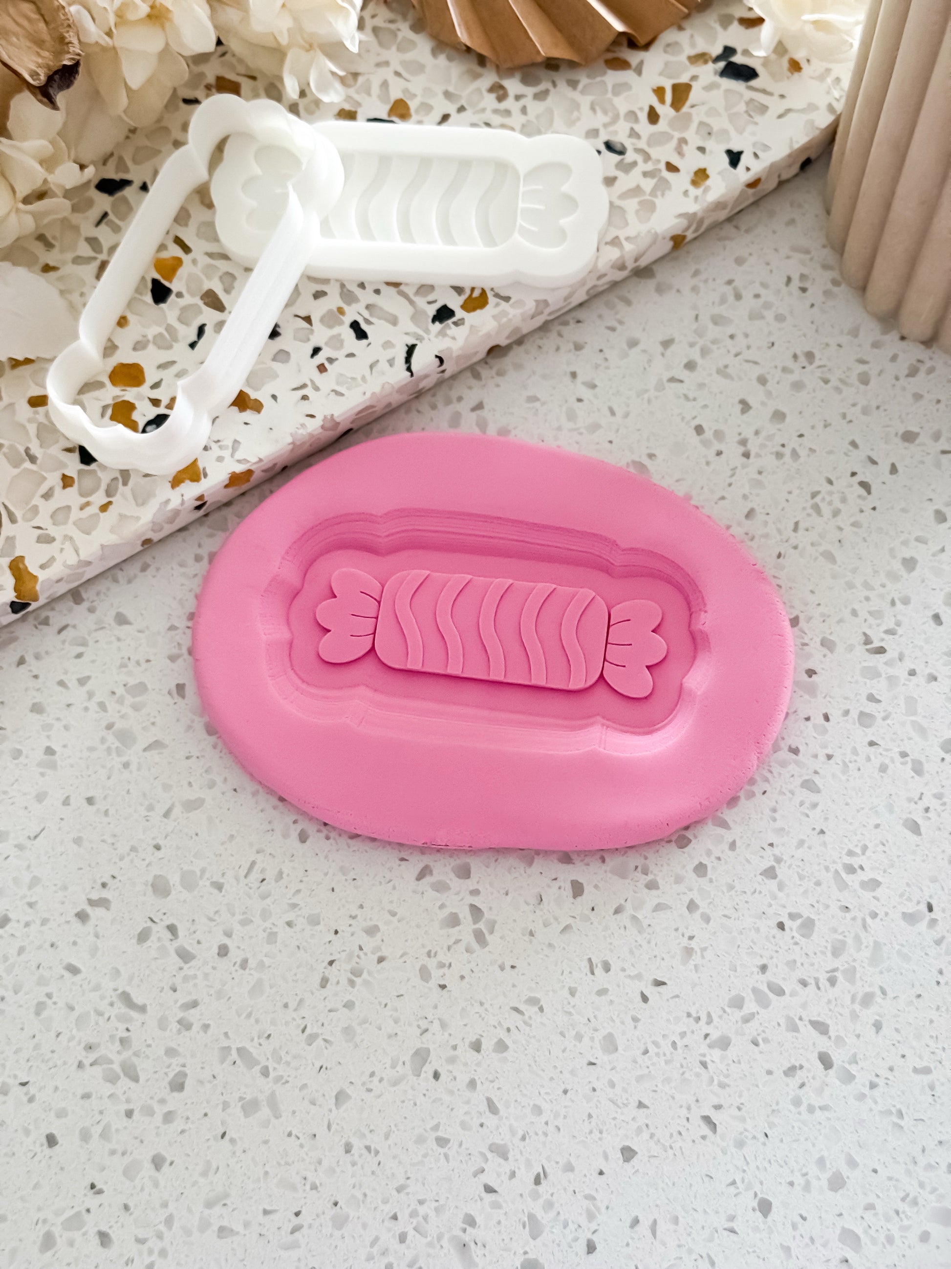 Long Lolly Stamp & Cutter - Perfect for Fondant & Sugar Cookies