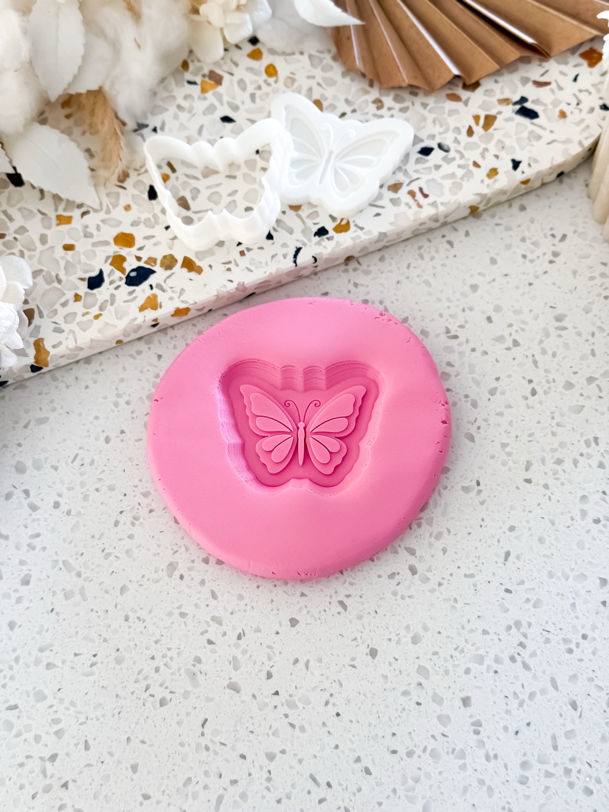 Mini Butterfly Stamp & Cutter - Perfect for Fondant & Sugar Cookies