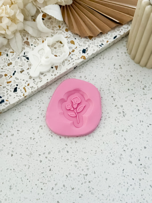 Mini Calla Lily Stamp & Cutter - Perfect for Fondant & Sugar Cookies