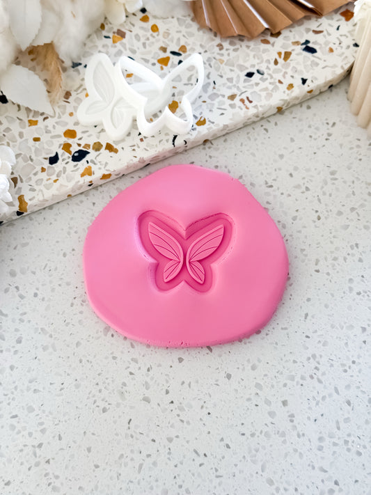 Mini Fairy Wings Stamp & Cutter - Perfect for Fondant & Sugar Cookies