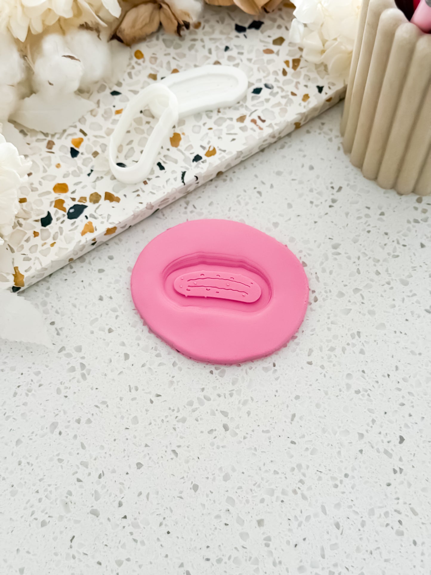 Mini Pickle Stamp & Cutter - Perfect for Fondant & Sugar Cookies