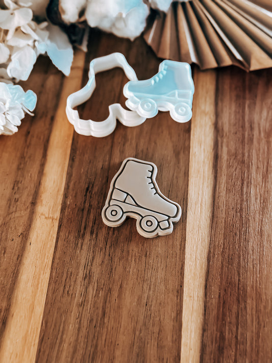 Mini Roller Skate - Stamp and Cutter - Perfect for Fondant & Sugar Cookies