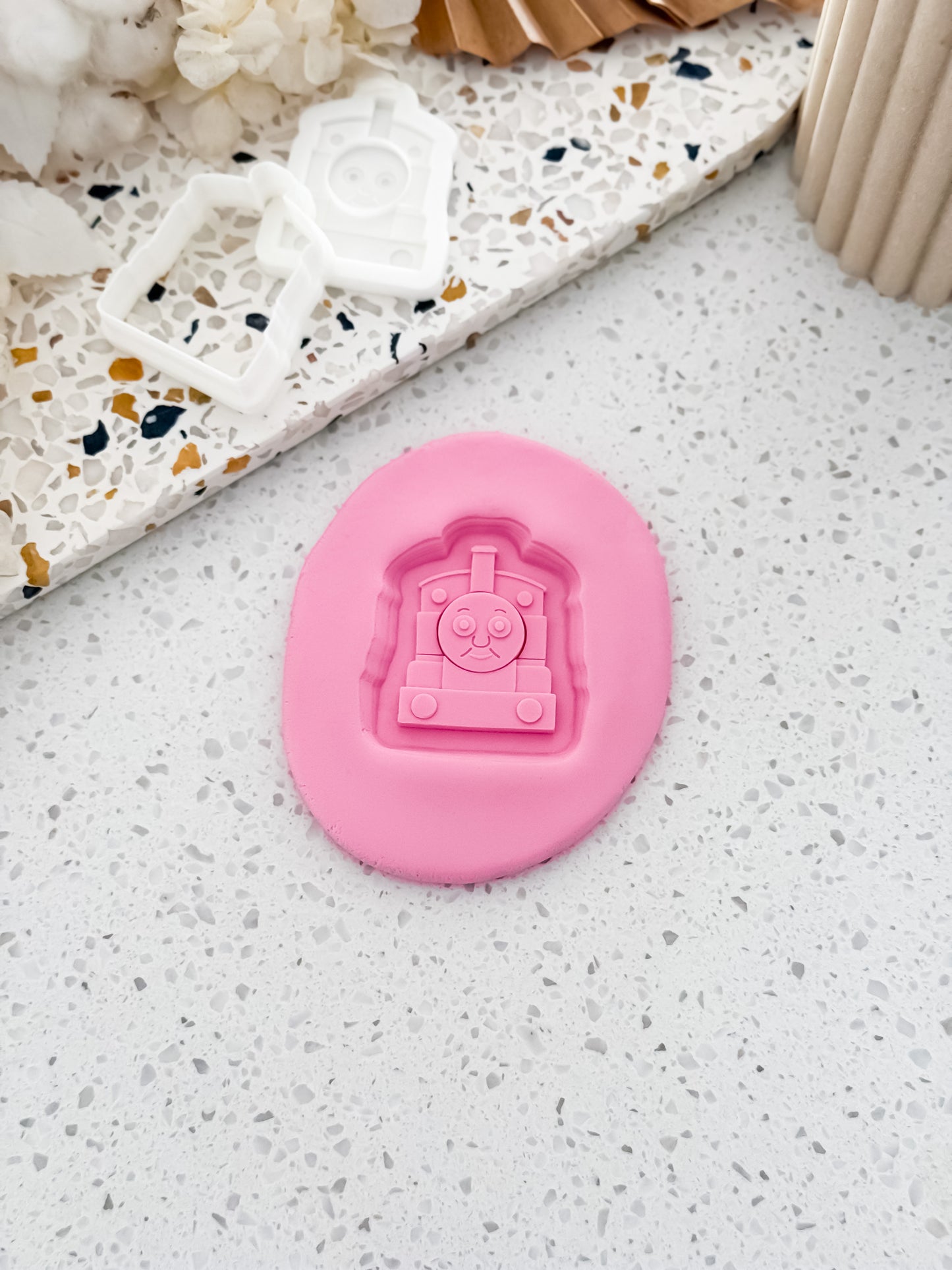 Mini Thomas (Train) Stamp & Cutter - Perfect for Fondant & Sugar Cookies