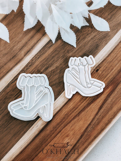 Mummy's Shoes Stamp & Cutter - Perfect for Fondant & Sugar Cookies
