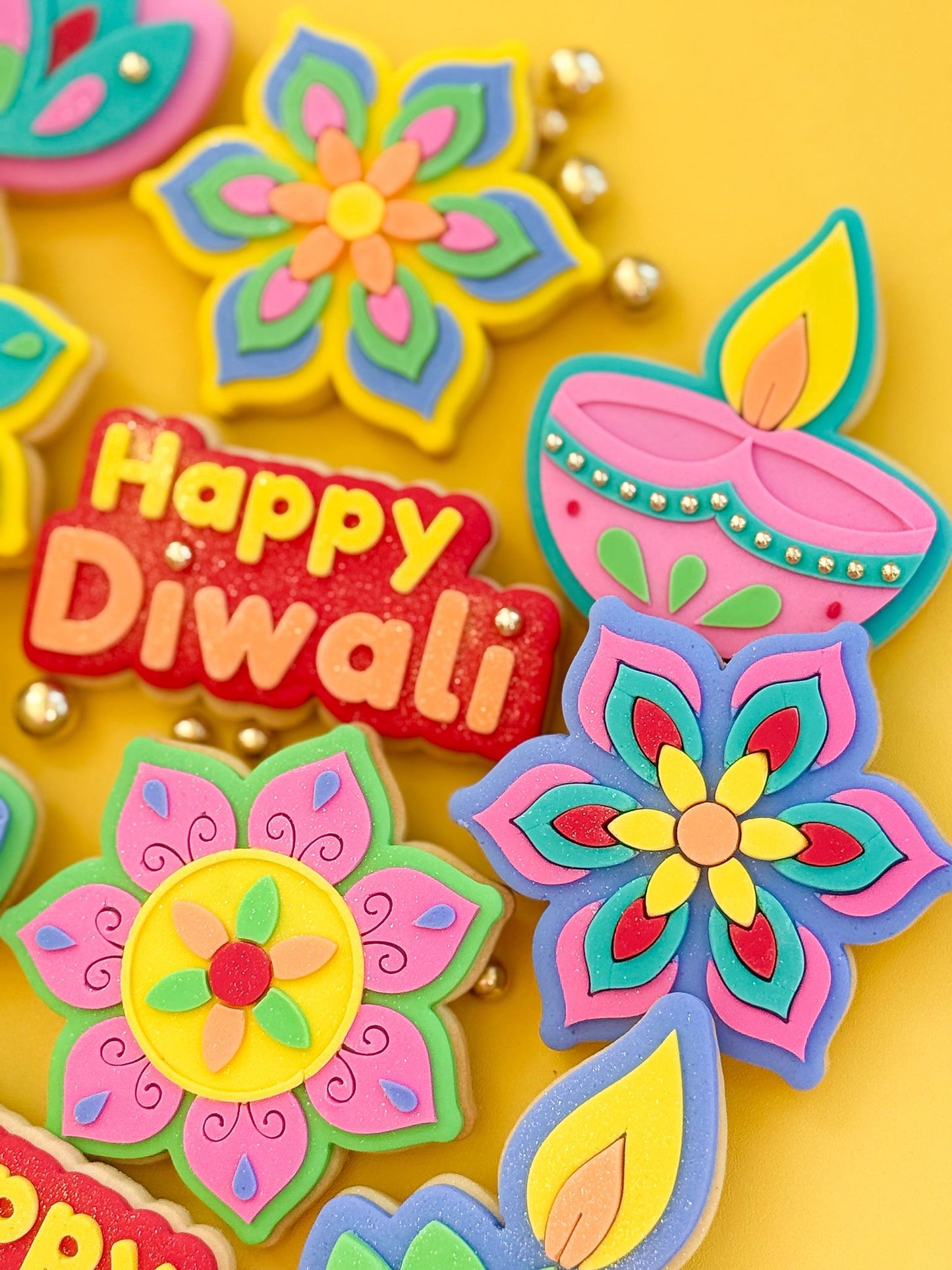 Lotus Diwali Bloom - Cookie Stamp and Cutter