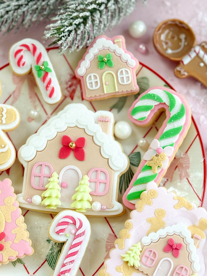 Mini Gingerbread House - Cookie Stamp and Cutter