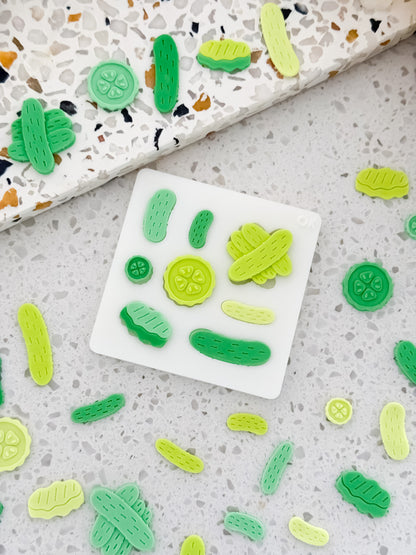 Pickle Mini Mix - Finger Press Fondant Mould