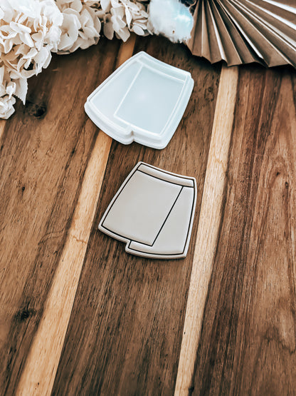 Skirt (Dreamhouse) - Cookie Stamp and Cutter - Fondant & Sugar Cookies