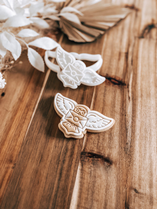 Snowy Owl - Cookie Stamp & Cutter - Fondant & Sugar Cookies