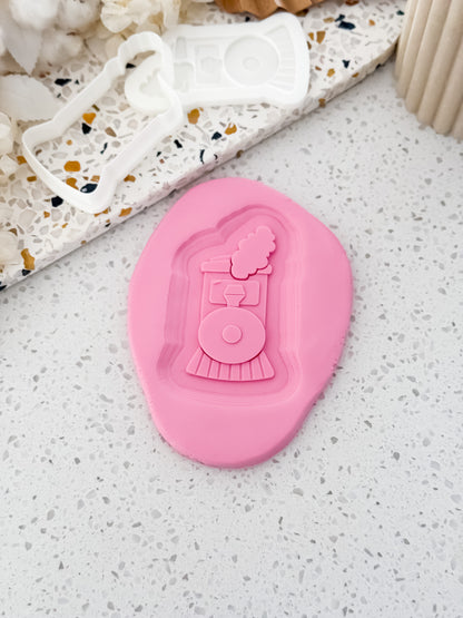 Steam Train Stamp & Cutter - Perfect for Fondant & Sugar Cookies