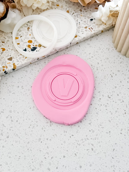  V-Bucks Coin Stamp & Cutter - Perfect for Fondant & Sugar Cookies