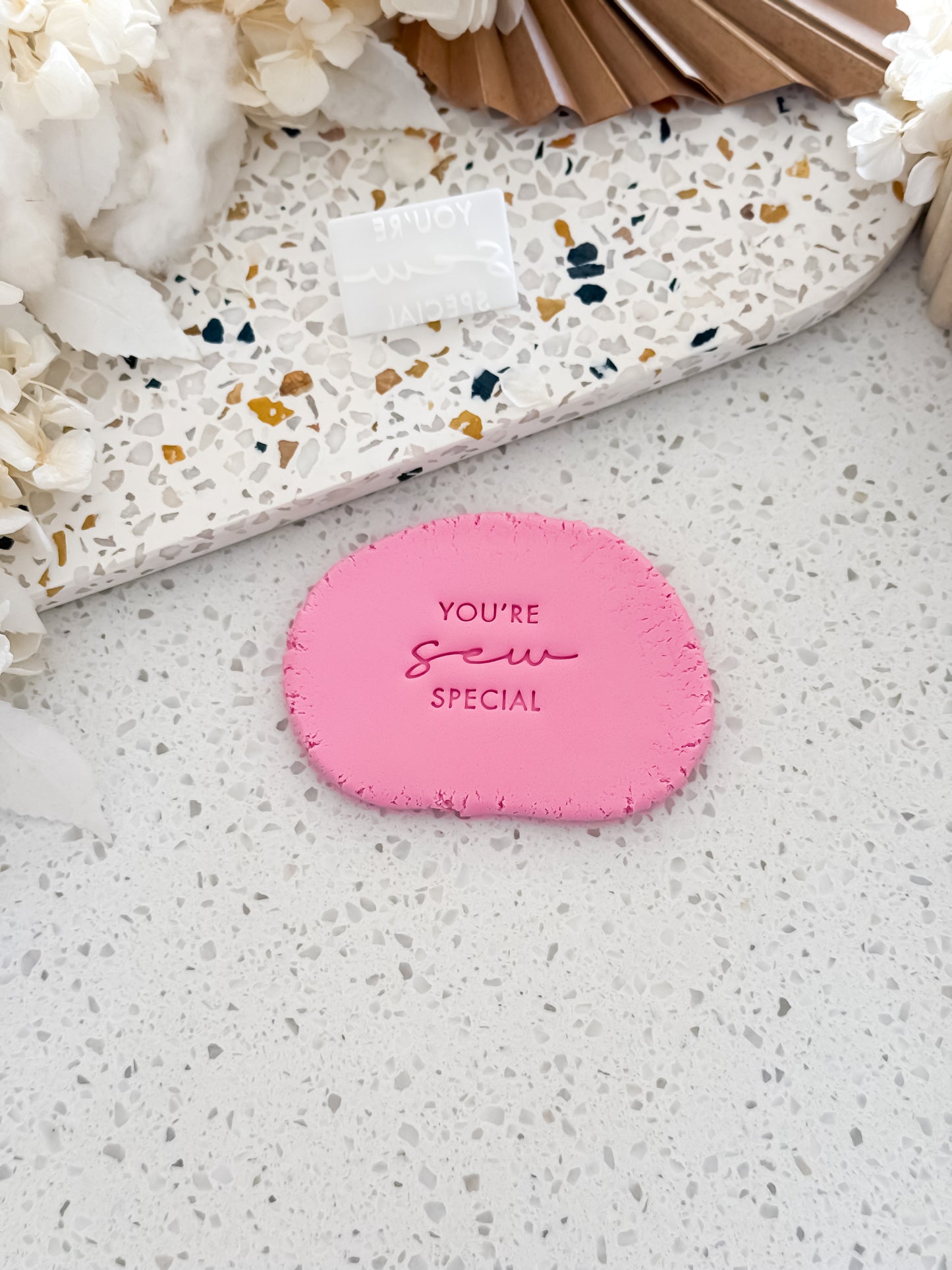 You're Sew Special Cookie Stamp - Perfect for Fondant, Sugar Cookies & Baking