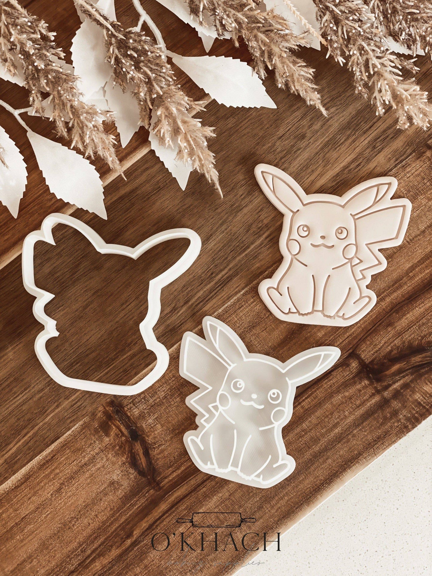 Pikachu Stamp & Cutter - O'Khach Baking Supplies