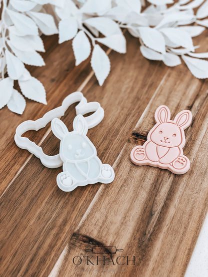 The Easter Bunny - Cookie Stamp and Cutter - Ideal for Fondant & Sugar Cookies