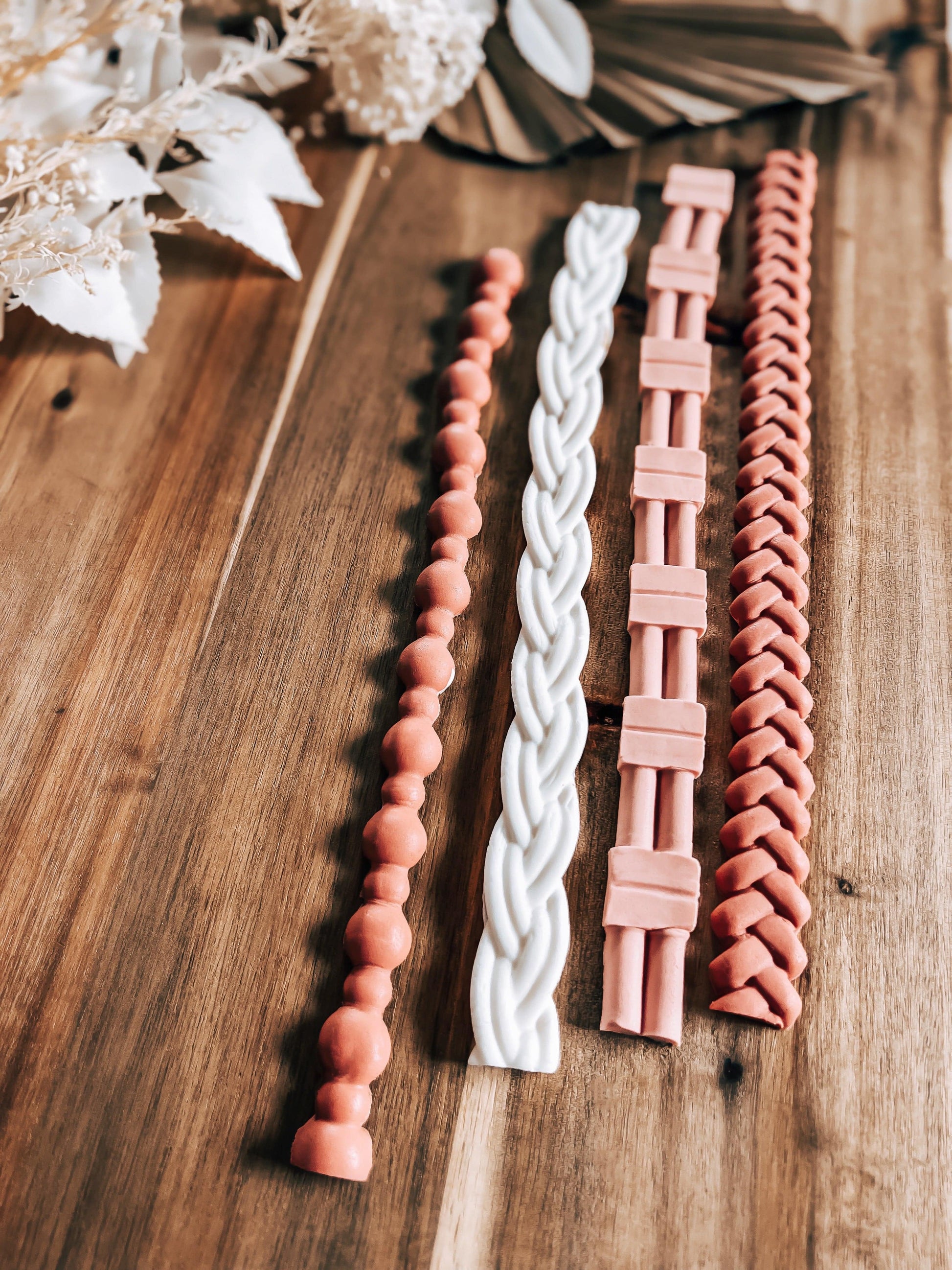 Braid Ropes - Silicone Mould - Perfect for Fondant, Chocolate, & Cake Decorating