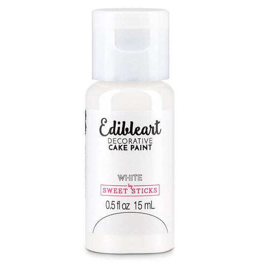 White Edible Paint – Sweet Sticks 15ml | Food-Safe Cake Paint