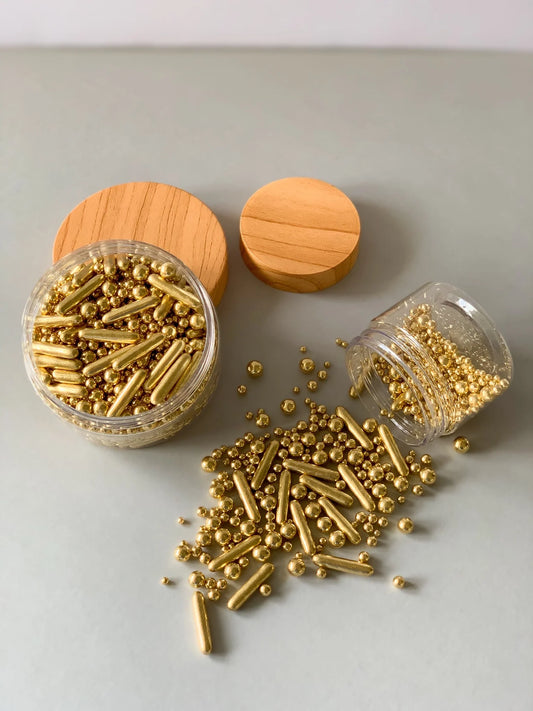 Gold Mix – Edible Sprinkles for Cakes, Cookies & Cupcakes
