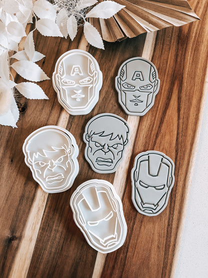 Hulk Head - Cookie Stamp and Cutter - Premium Stamp & Cutter from O'Khach Baking Supplies - Just $19.00! Shop now at O'Khach Baking Supplies